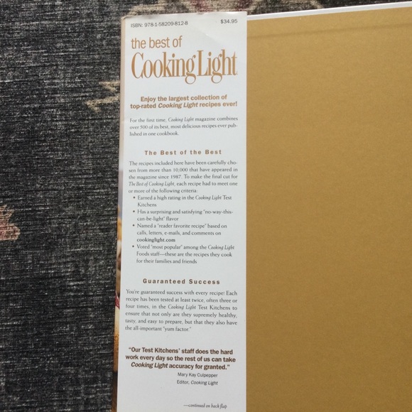 The Best of Cooking Light Cookbook - Picture 3 of 9